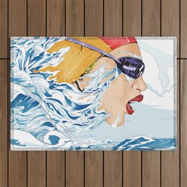 The Swimmer Outdoor Rug