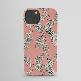 Pink Tiger Pattern 006 iPhone Case