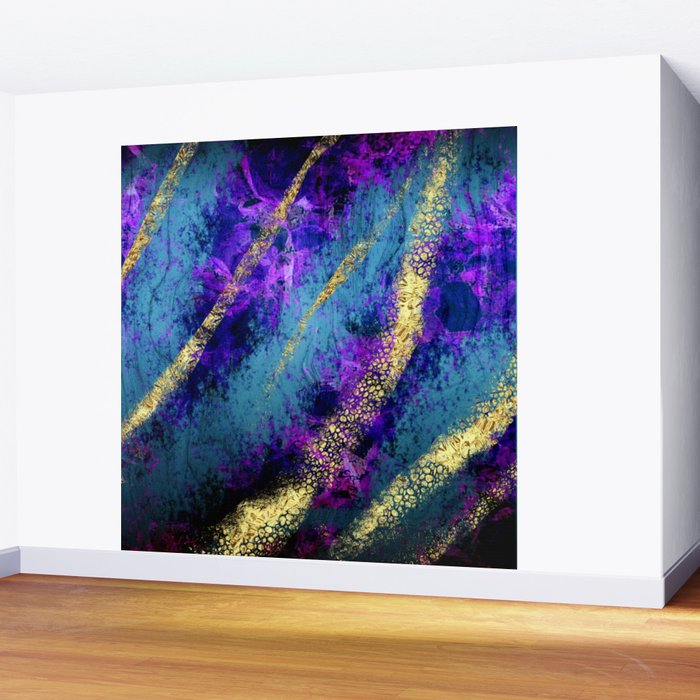 Geode Agate Marble Wall Mural by wickedspirit | Society6