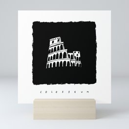 Colosseum in ink Mini Art Print