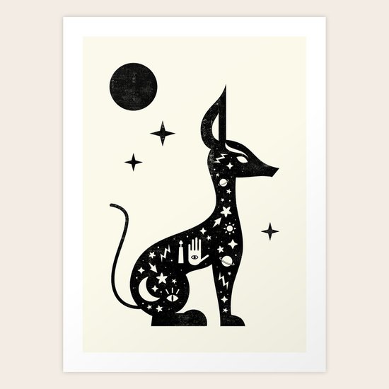 Jackal Art Print