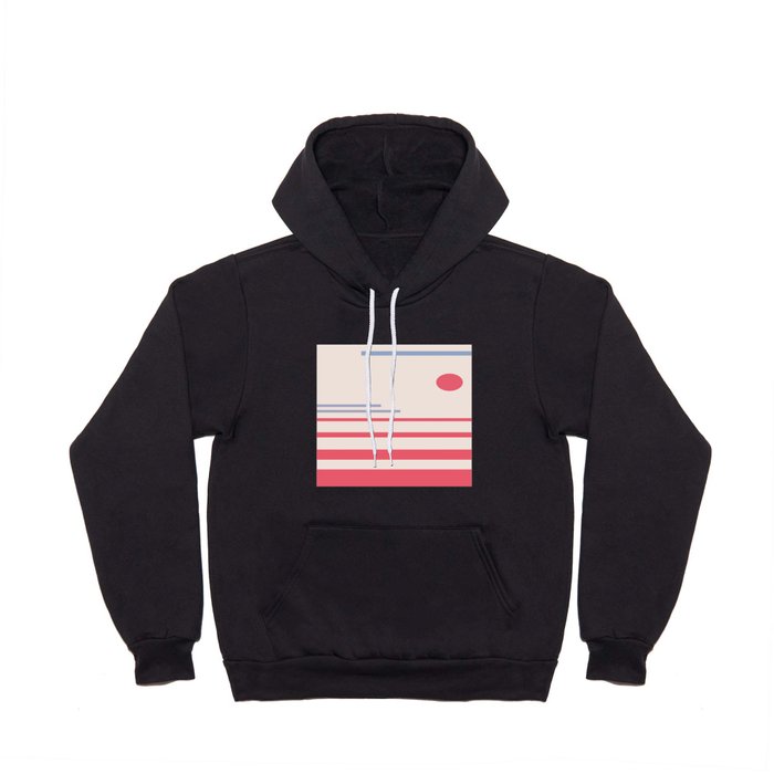 Abstract minimalistic landscape part1 Hoody