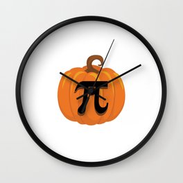 Pi Pumpkin Mathematics Science Pi Day Wall Clock