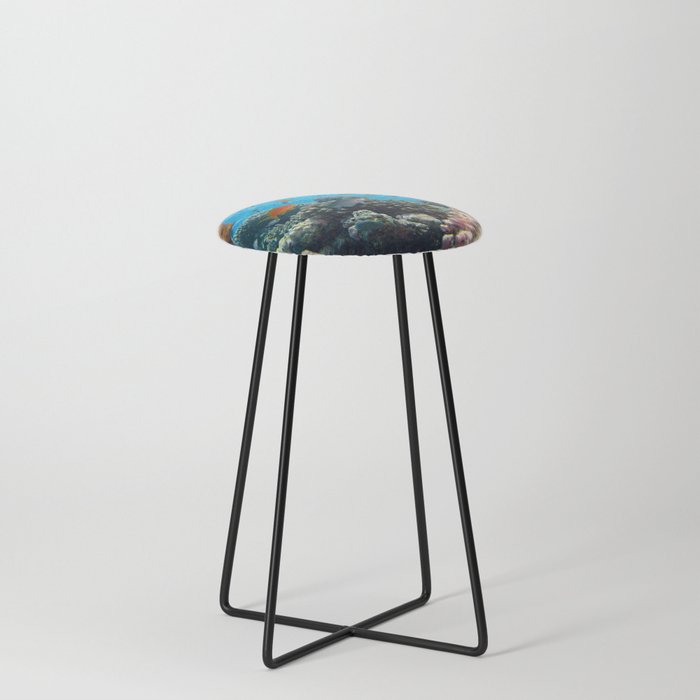 Underwater Photography Coral Reef Counter Stool