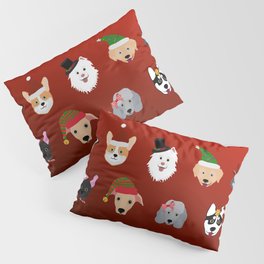 Christmas Dogs Pillow Sham