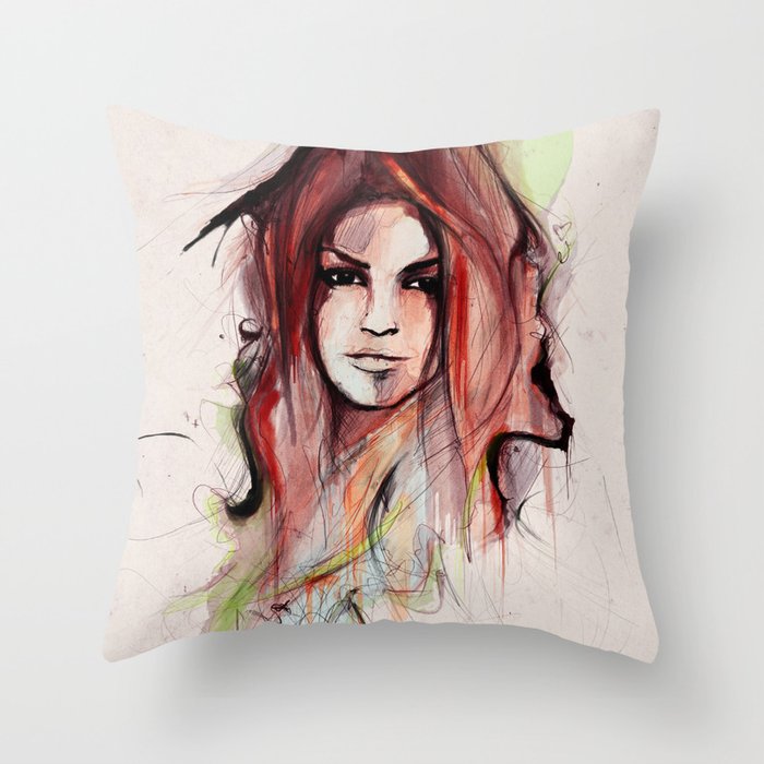 Beauty is Power Throw Pillow