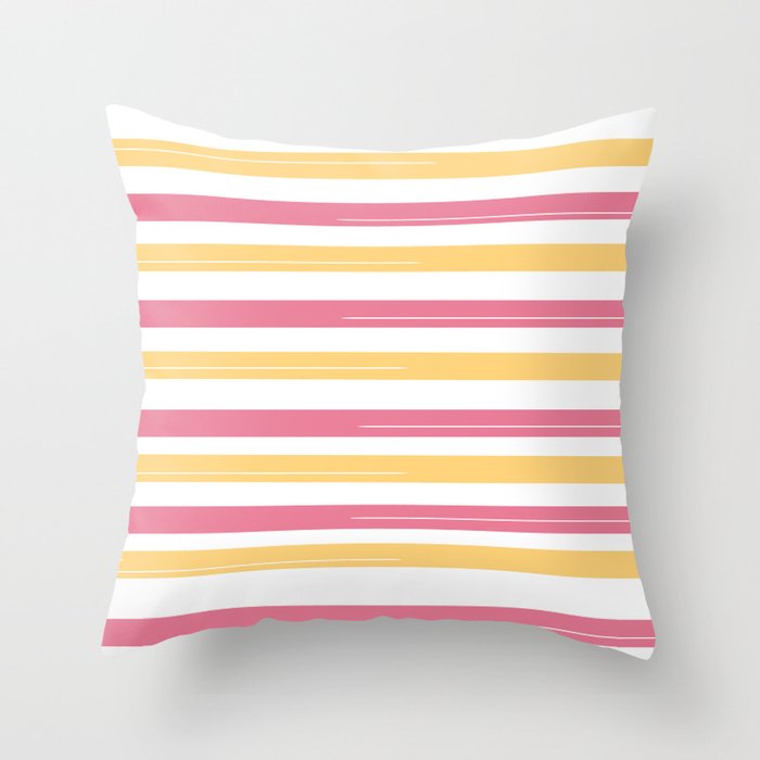 Apricots and grapefruits Throw Pillow