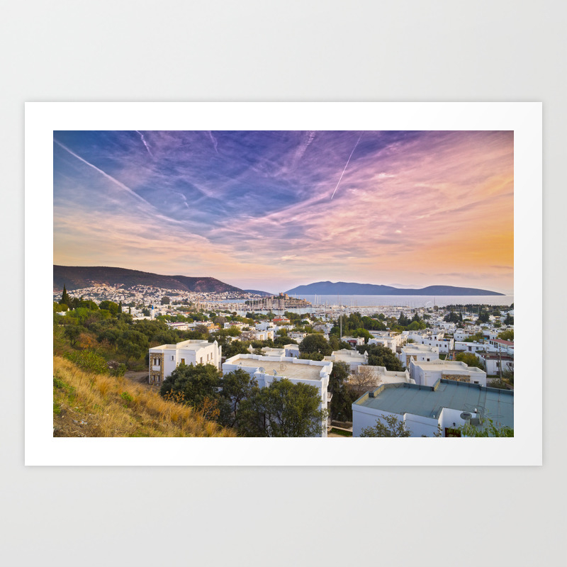 Bodrum Castle Art Print By Enginkorkmaz Society6