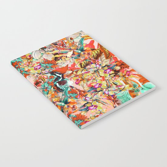 Botanical Yellow Notebook