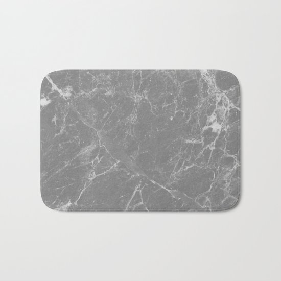 Grey Marble Bath Mat