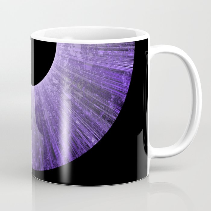 Purple Iris Abstract Universe Art Coffee Mug By Art4u