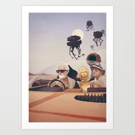 Fear and Loathing on Tatooine Art Print