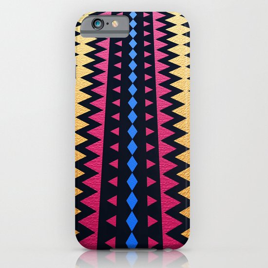 Aztec Pattern with Textured Appearance iPhone & iPod Case