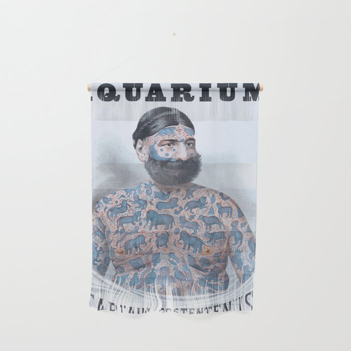 Captain Costentenus, tattoed from head to foot Poster Wall Hanging