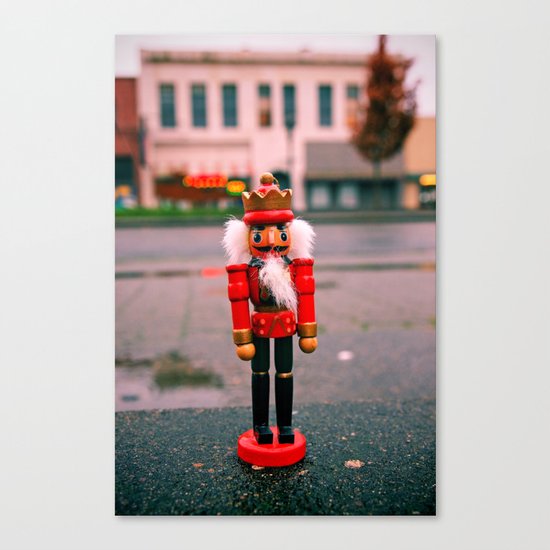 Sidewalk nutcracker Canvas Print