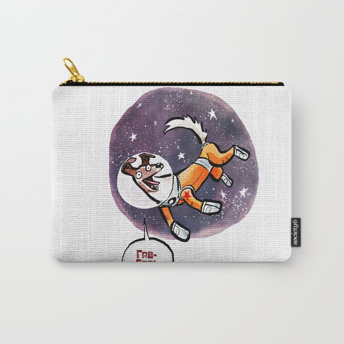 Laika the Space Dog Carry-All Pouch