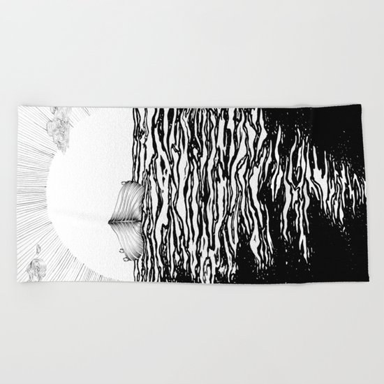 Abandoned to the Sun Beach Towel