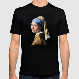 Girl with a Pearl Earring - Jonah Vermeer T-shirt