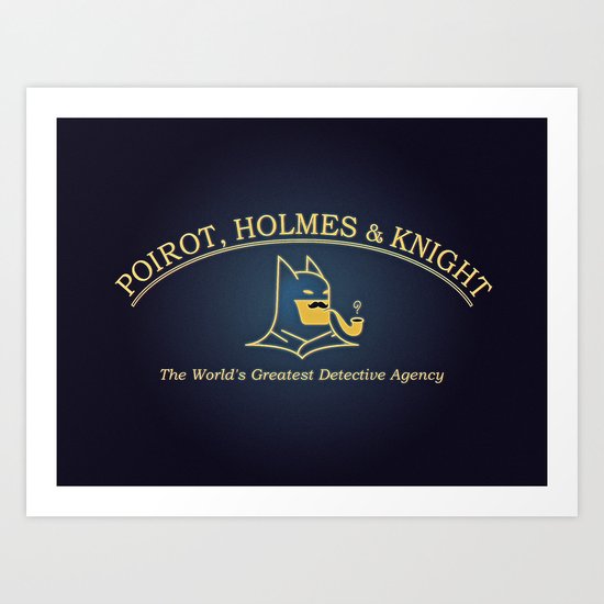 Great Detectives Art Print