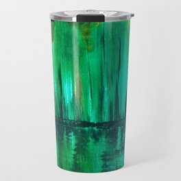 Green reflection Travel Mug