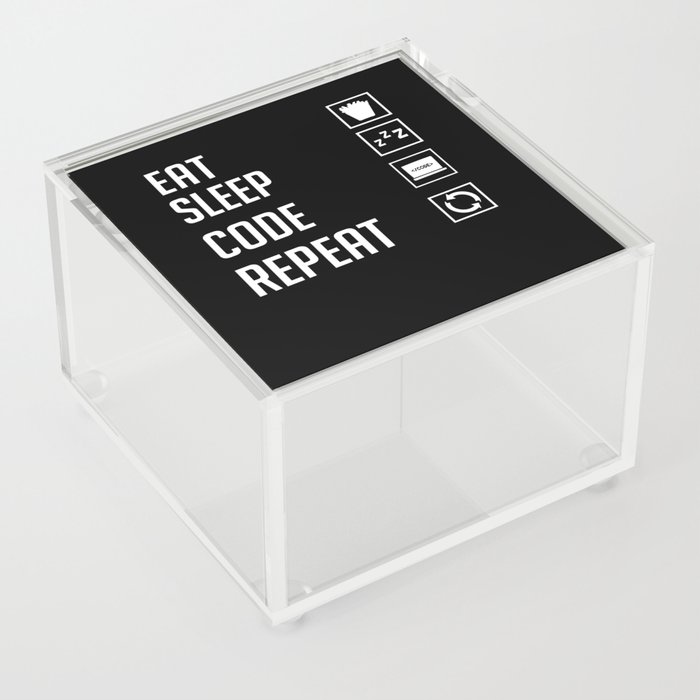 Coding Programmer Gift Medical Computer Developer Acrylic Box