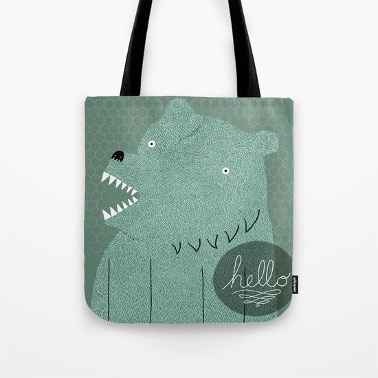 Friendly Bear Tote Bag