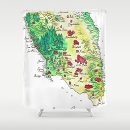 Sonoma County Shower Curtain