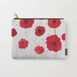 Poppies II Carry-All Pouch