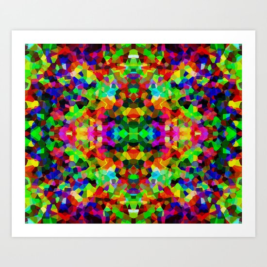 Kaleidoscope Carnival Art Print
