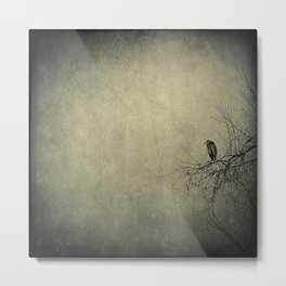 Only One Metal Print | Abstract, Black and White, Nature, Mixed Media 