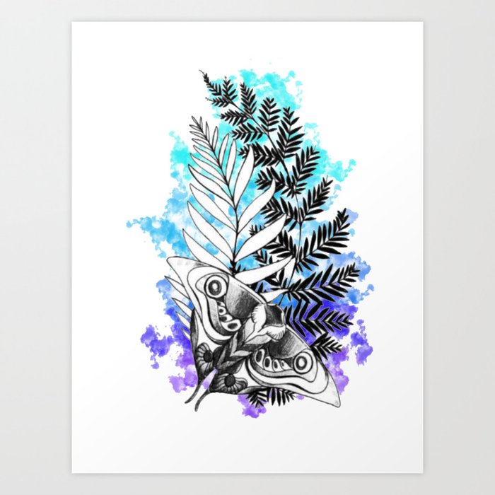 The Last of Us Ellie Tattoo *inspired* - Black V2 Art Board Print for