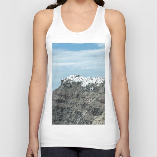 Santorini, Greece 16 Unisex Tank Top