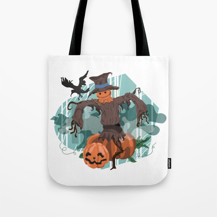 Scary Scarecrow Tote Bag