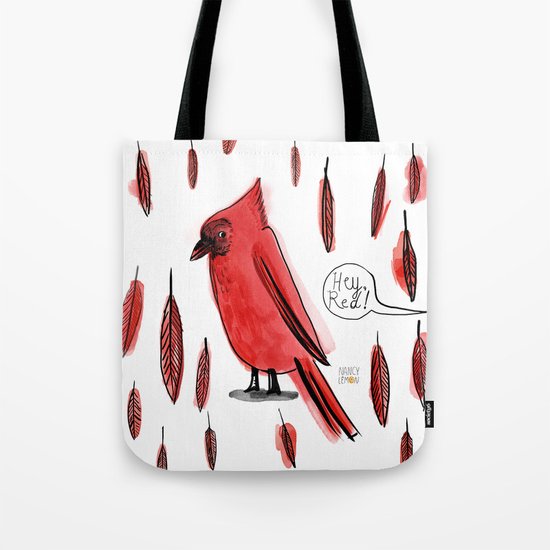 Hey, Red! Tote Bag