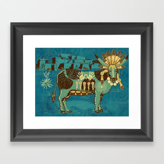 Cowchina Framed Art Print