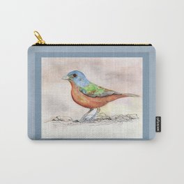 Painted Bunting Carry-All Pouch | Feathers, Anniemason, Illustration, Painting, Arte, Wings, Passerineciris, Colorful, Paintedbunting, Birds 