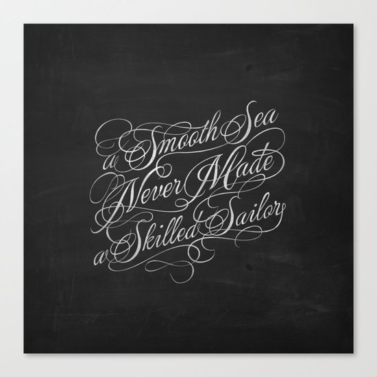 Smooth Sea Canvas Print