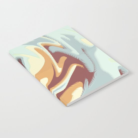 Abstract rose Notebook