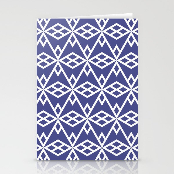Purple and White Diamond Line Shape Pattern Pairs DE 2022 Popular Color Beaded Blue DE5909 Stationery Cards
