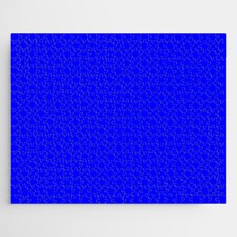 Monochrom  blue 0-0-255 Jigsaw Puzzle