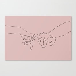 Blush Pinky Canvas Print