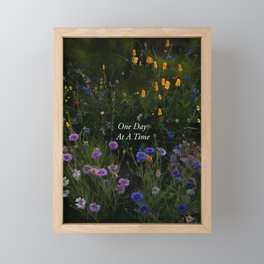 One Day at A Time Framed Mini Art Print