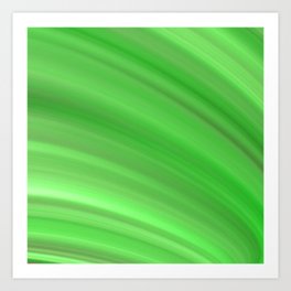 Shamrock Green Abstract Art Print