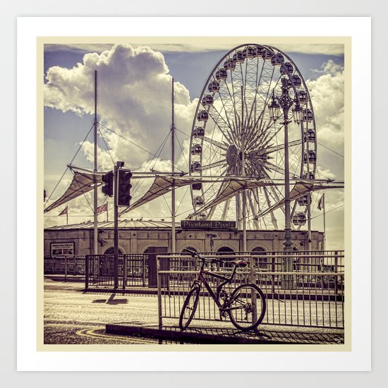 The Brighton Wheel Art Print