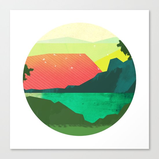 Circlescape Canvas Print
