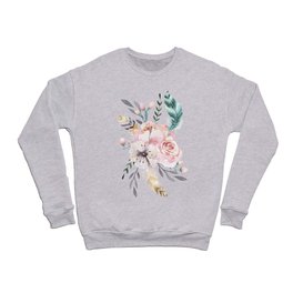Forest Floral Marble by Nature Magick Crewneck Sweatshirt