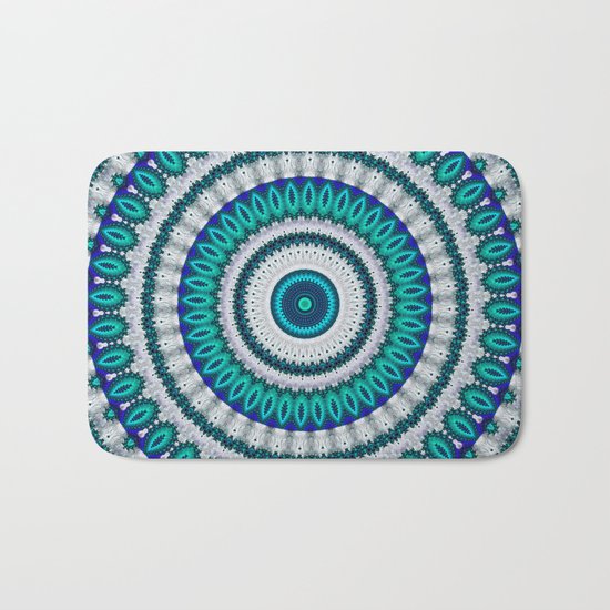 Boho Style mandala Bath Mat