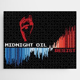 midnight oil resist album tour 2022 Jigsaw Puzzle
