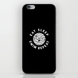 Swim Team Design For Swimmer Eat Sleep iPhone Skin