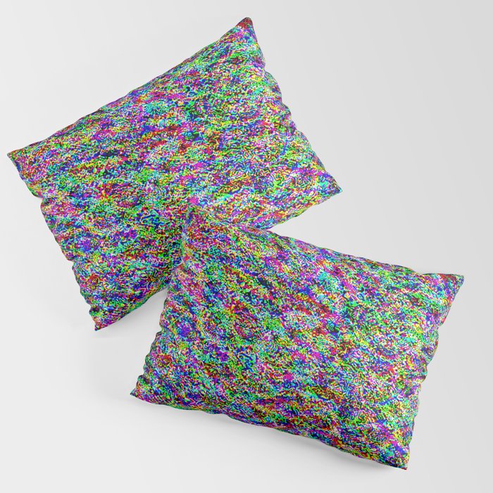 Rainbow Forest Abstract Design Pillow Sham